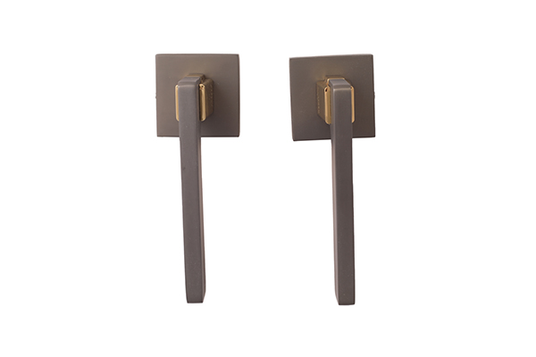 ORO AND ORO 068-15E MORTISE HANDLE TITANIUM/GOLD 8216