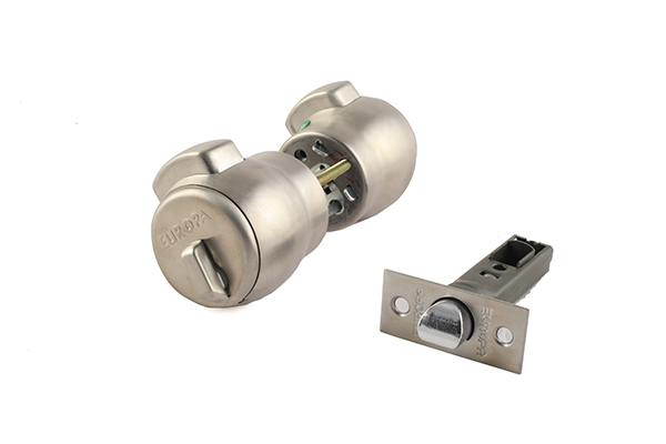 EUROPA LOCK CL LATCH BALCONY I/S KNOB C550SS 12489
