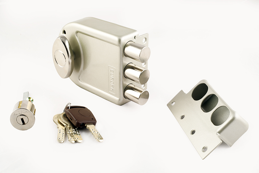 EUROPA DOOR LOCK MID DEAD BOLT 1 CK 14 PIN 8113 NS 12488