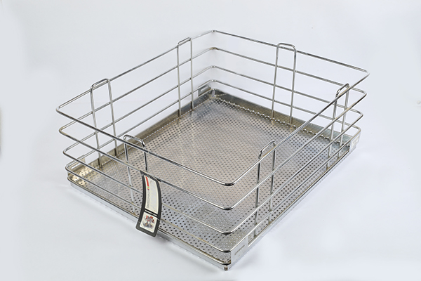 SYMPHONY PERFORATED PLAIN BASKET 17X20X8 6052