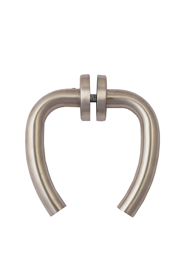 MORTISE HANDLE ON ROSE SMH-208 SATIN 6444