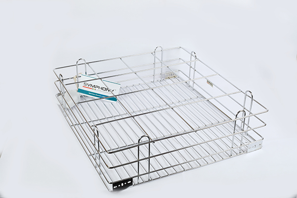 SYMPHONY GLASS BASKET 12144 12143