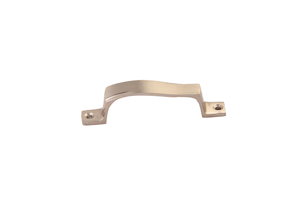 HANDLE BRASS SS 4INCH P1 SILVER 1049